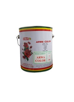 Arwa Arwa Color Wood Varnish for Furniture Wooden Hardware (1 US Gallon ROSE WOOD 509)  - Image 1