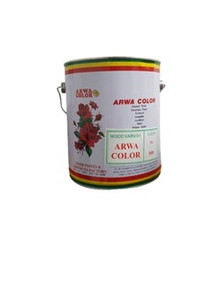 Arwa Arwa Color Wood Varnish for Furniture Wooden Hardware (1 US Gallon ROSE WOOD 509)  - Image 2