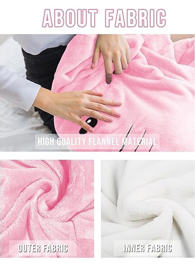 Shark blanket adult super soft flannel hoodie sleeping bag wearable loose one-piece pajamas at home  - Image 4