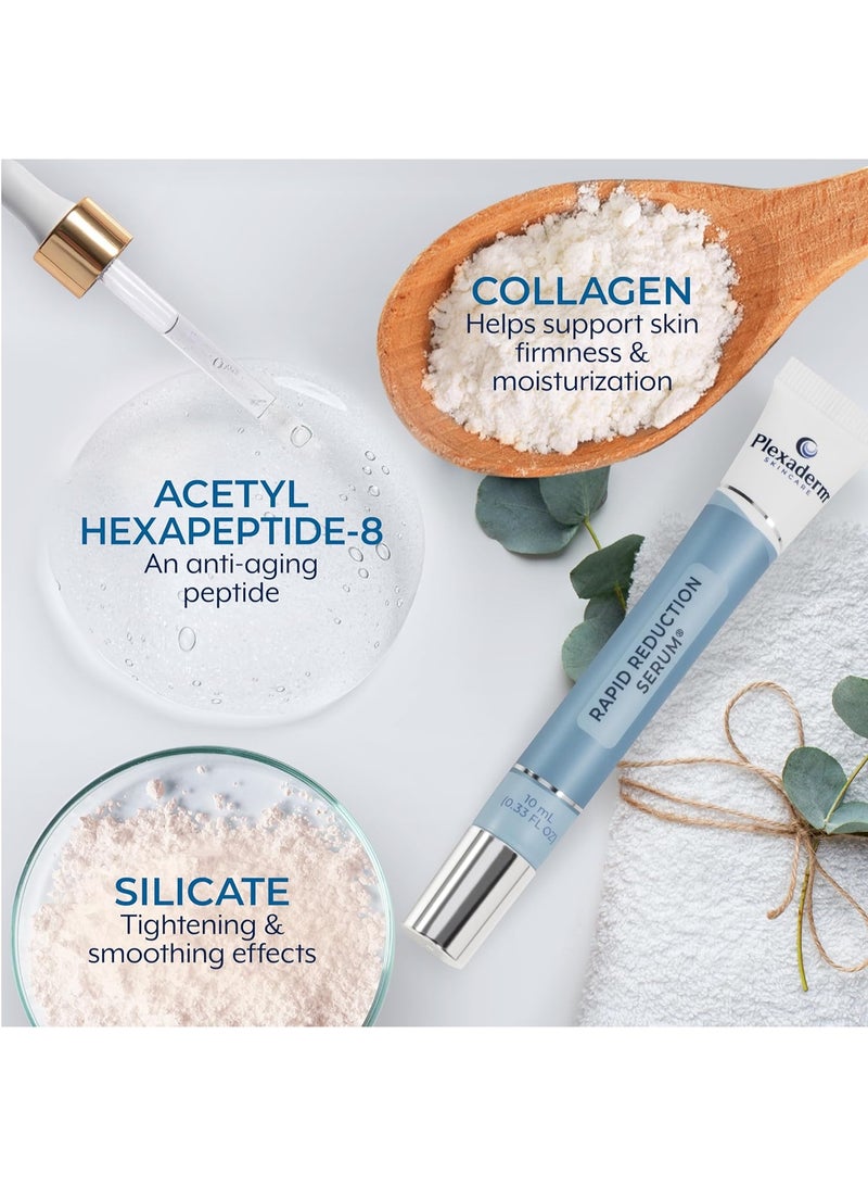 Plexaderm Rapid Reduction Eye Serum - Visibly Reduces Under-Eye Bags, Wrinkles, Dark Circles, Fine Lines & Crow's Feet Instantly, Anti Aging Wrinkle Remover for Face, Full Size Tube - Image 2