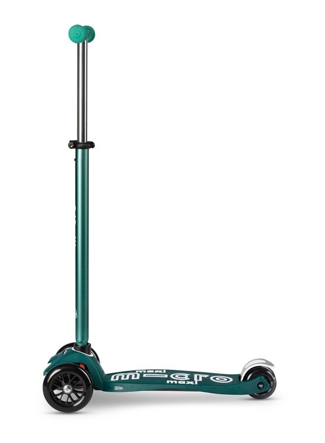 Micro Micro Scooters | Maxi Deluxe with T-Bar Eco | Handlebar Adjustable | Lightweight | Boys & Girls | 5-12 years | Green | Scooter for Kids | Scooters | Kids Scooter  - Image 3