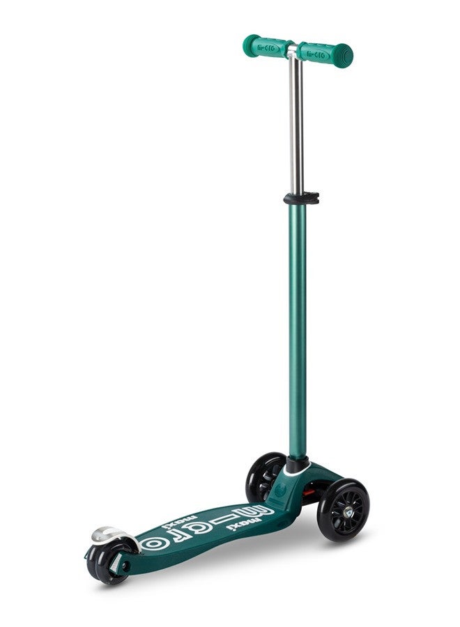 Micro Micro Scooters | Maxi Deluxe with T-Bar Eco | Handlebar Adjustable | Lightweight | Boys & Girls | 5-12 years | Green | Scooter for Kids | Scooters | Kids Scooter  - Image 2