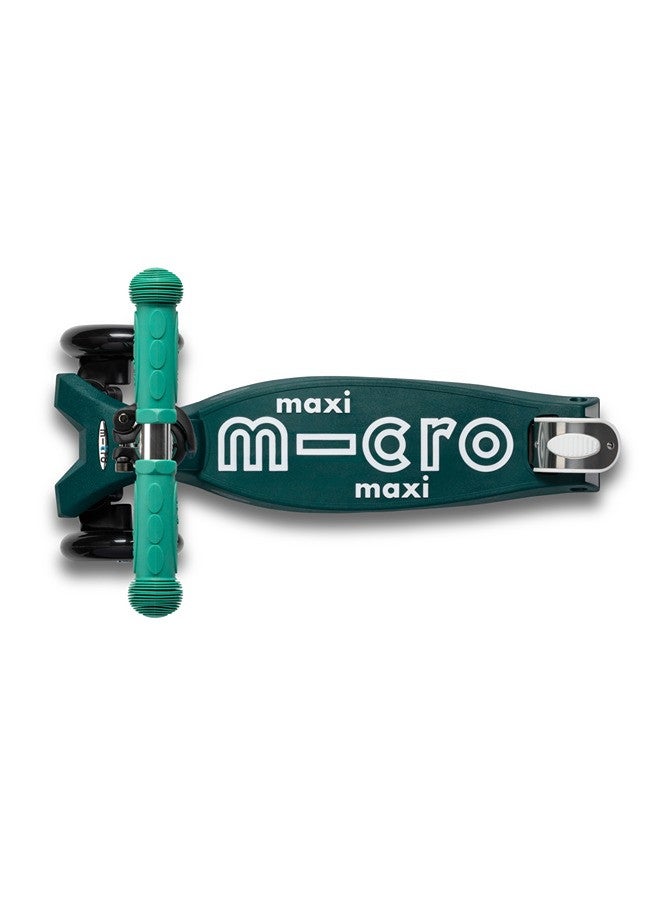Micro Micro Scooters | Maxi Deluxe with T-Bar Eco | Handlebar Adjustable | Lightweight | Boys & Girls | 5-12 years | Green | Scooter for Kids | Scooters | Kids Scooter  - Image 5