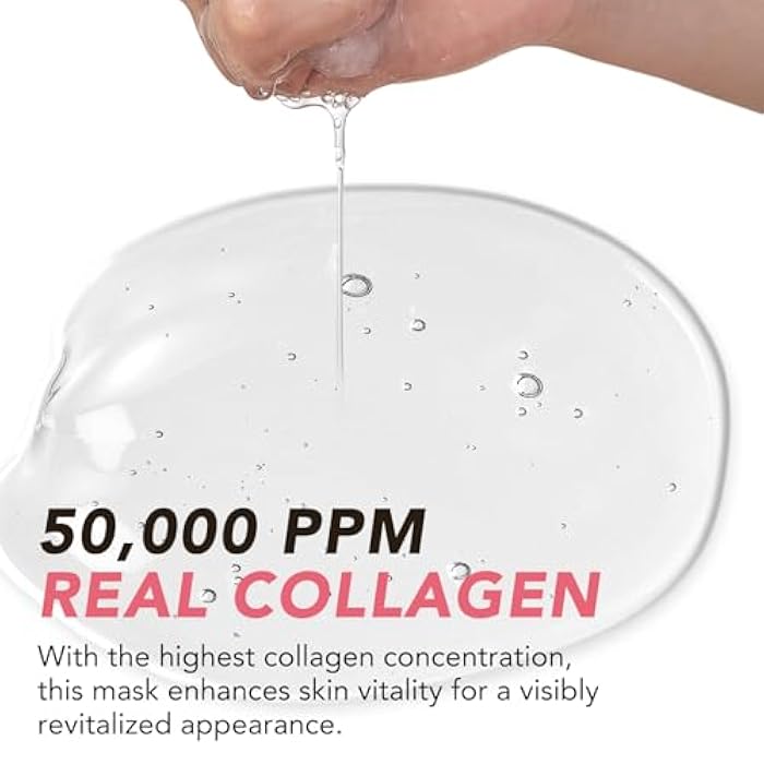 Akeeronn Collagen Face Mask, Bio-Collagen Deep Hydrating Overnight Mask with Hyaluronic Acid, Anti Wrinkle Lifting Mask for All Skin Types, Anti Aging Facial Mask,Pore-Minimizing,Firming&Elasticity(4 PCS) - Image 4