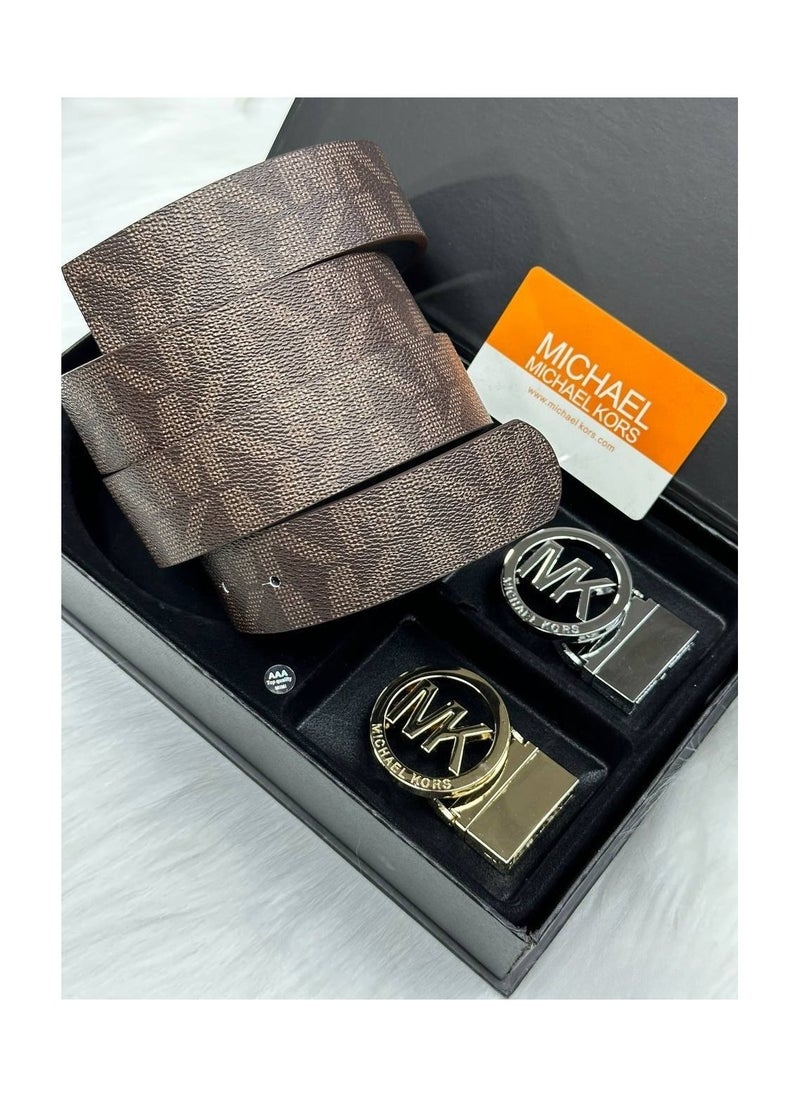 Michael Kors Signature Monogram Reversible Leather Belt Gift Set – Brown Edition - pzsku/Z3CF44D563775400729FDZ/45/1741715937/64c4c098-5871-43a3-a98a-6035947e56bf