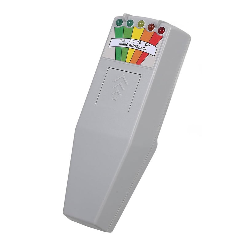 Healifty Handheld Emf Radiation Meter Field Detector High-Frequency Emf Scanner with White Battery Case for Home and Office Inspection - Image 1