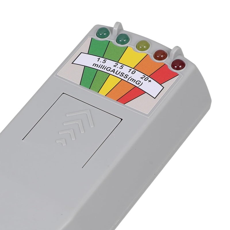 Healifty Handheld Emf Radiation Meter Field Detector High-Frequency Emf Scanner with White Battery Case for Home and Office Inspection - Image 3