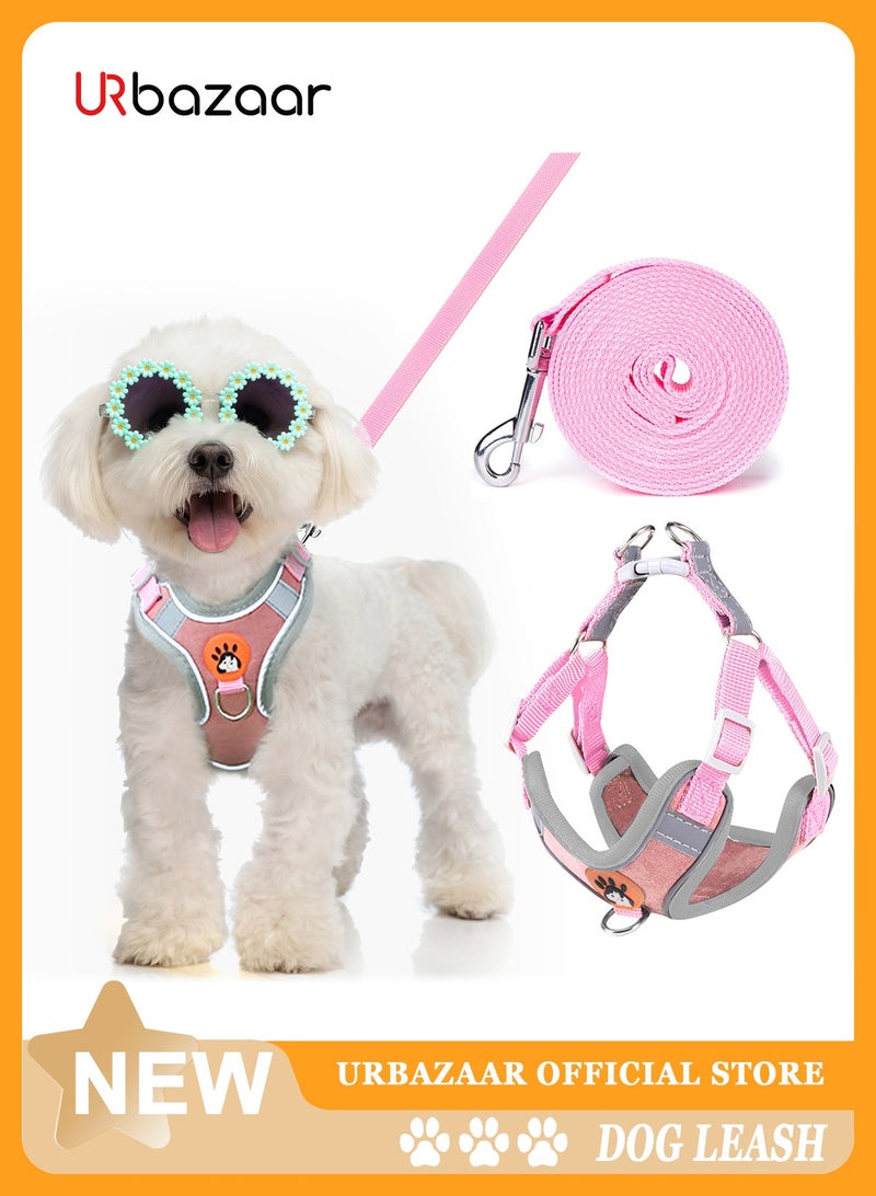 URbazaar Small Dog Harness No Pull, Adjustable Dog Strap, Easy Control Padded Dog Vest Harness, Reflective No-Pull Pet Harness for Outdoor Walking，Training - Image 1