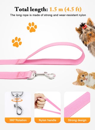 Small Dog Harness No Pull, Adjustable Dog Strap, Easy Control Padded Dog Vest Harness, Reflective No-Pull Pet Harness for Outdoor Walking，Training - view 3