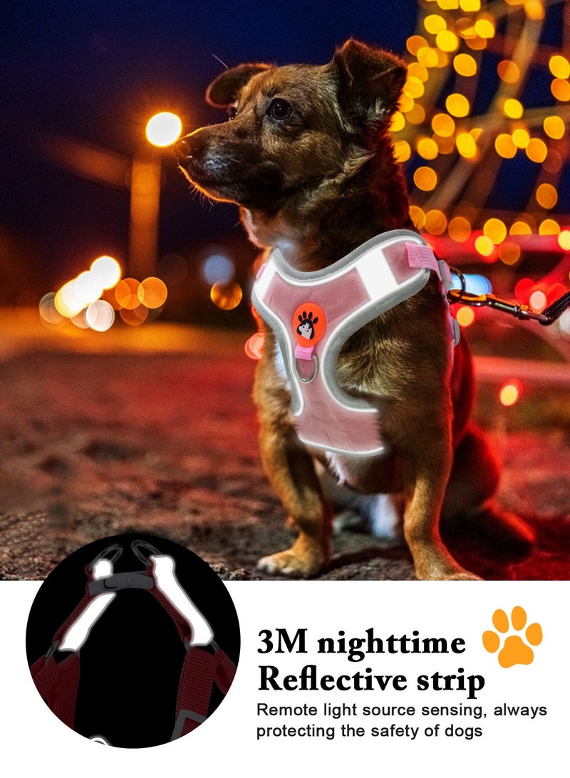 URbazaar Small Dog Harness No Pull, Adjustable Dog Strap, Easy Control Padded Dog Vest Harness, Reflective No-Pull Pet Harness for Outdoor Walking，Training - Image 5