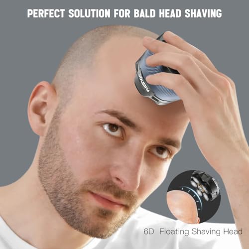 SOLIMPIA Upgraded Head Shaver for Bald Men，Magnetic Electric Razor Hair Trimmer for Men，Large Battery Capacity, Rechargeable LED Display， Waterproof Wet/Dry Head Shavers with Type-C Charge - Image 5