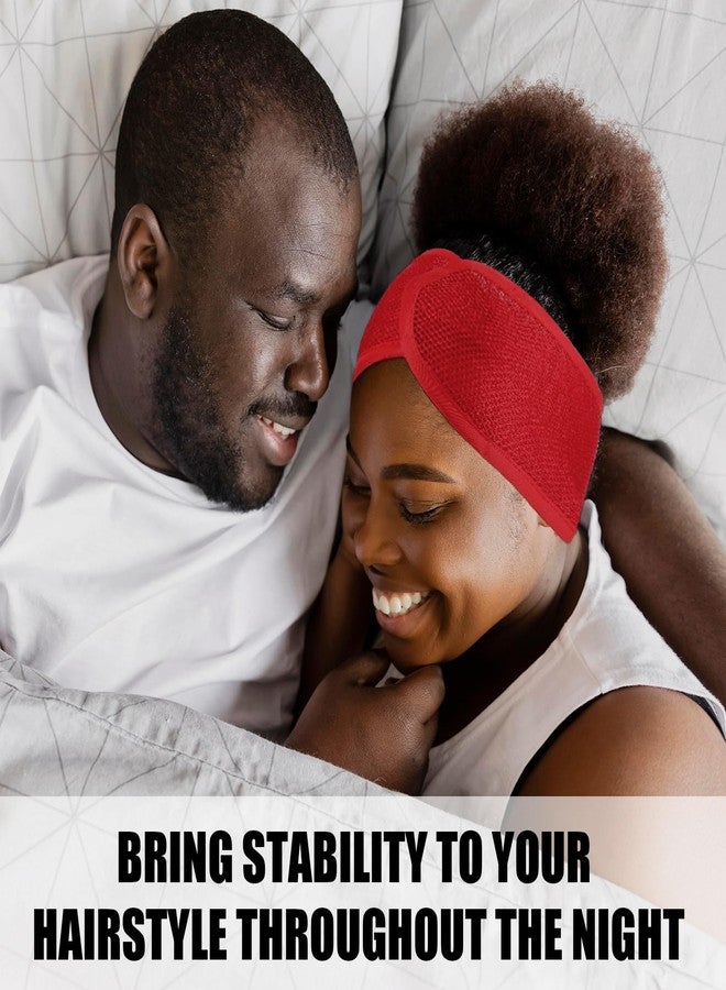 Aster 3-Piece Mesh Hair Wraps for Black Women - Adjustable Sleep Caps for Long Short Hair - Image 5