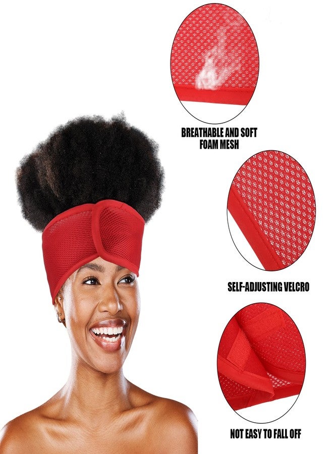 Aster 3-Piece Mesh Hair Wraps for Black Women - Adjustable Sleep Caps for Long Short Hair - Image 2