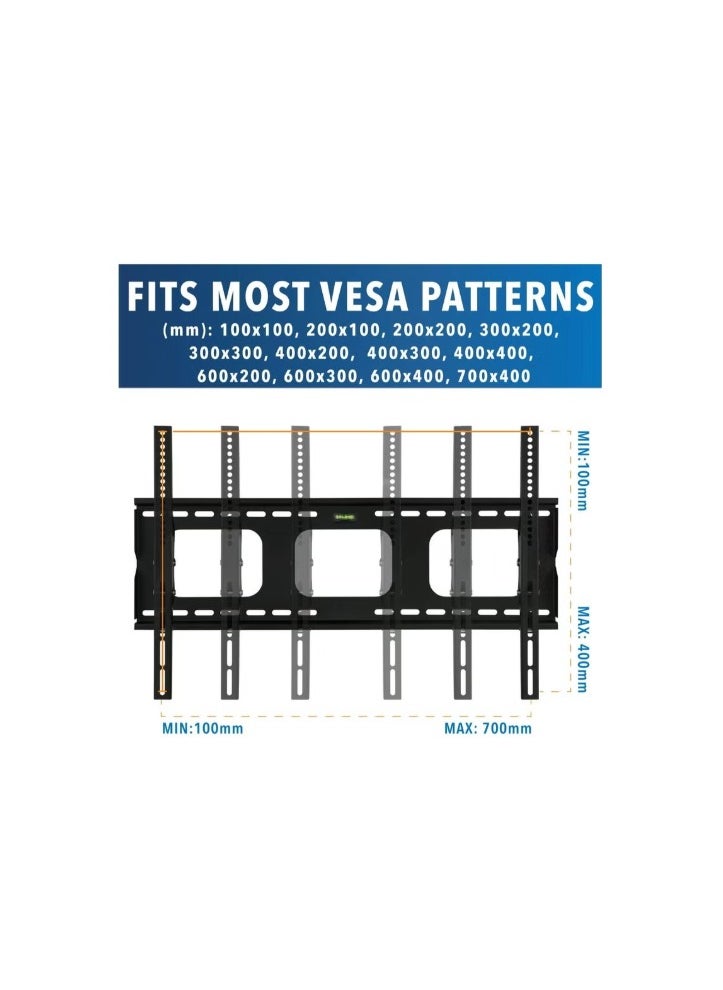 Generic TV Wall Mount Bracket For Samsung Sony LG Panasonic TCL Element 32 40 42 47 50 55 60 65 Inch TVs VESA 200x200 400x400 600x400, 750x450 Compatible Premium Tilt 175 Lbs Capacity  - Image 2
