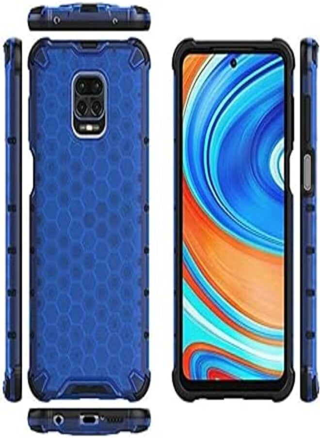 For Xiaomi Redmi Note 9 pro / Redmi Note 9s Shockproof Frame TPU hard PC Clear Case Cover-Blue - pzsku/Z3CF4A519D03D40EB45B6Z/45/_/1713736350/c3c1f419-0dac-42bf-b642-d949eb25b14b