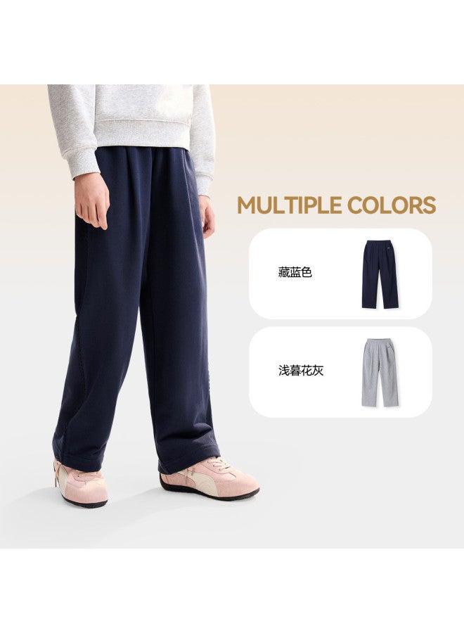 Annil Girls' Straight Leg Pants 2025 Autumn New Wide-leg Loose Sweatpants Slimming Versatile Casual Sports Trousers - Image 4