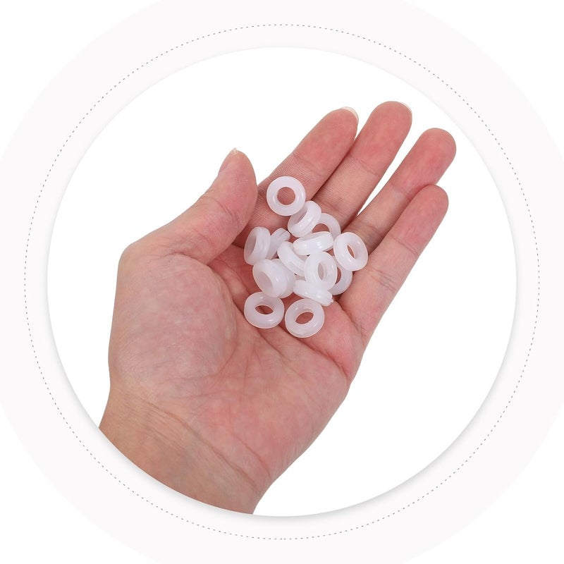 8 Pairs round Silicone Eyeglass Ear Grips Non-slip Adjustable Glasses Ear Hooks Retainers for Sports and Everyday Use - Image 4