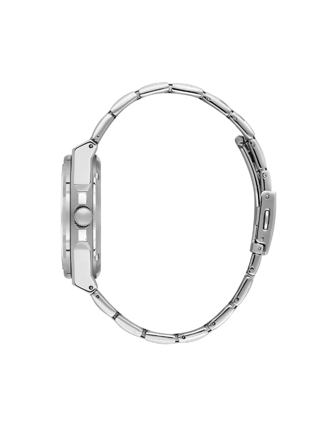 Lee Cooper Lee Cooper Men's Watch, Automatic Display and Metal Strap - LC08051.350, Silver