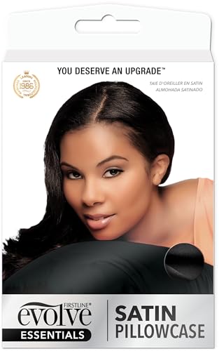 Evolve "Go Satin" Pillowcase Black - Image 1