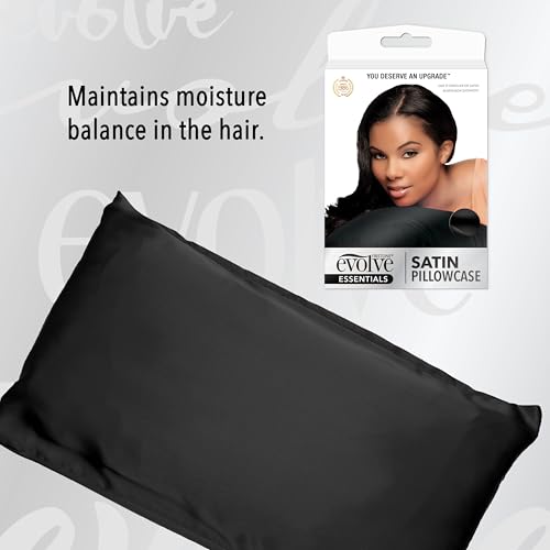 Evolve "Go Satin" Pillowcase Black - Image 3
