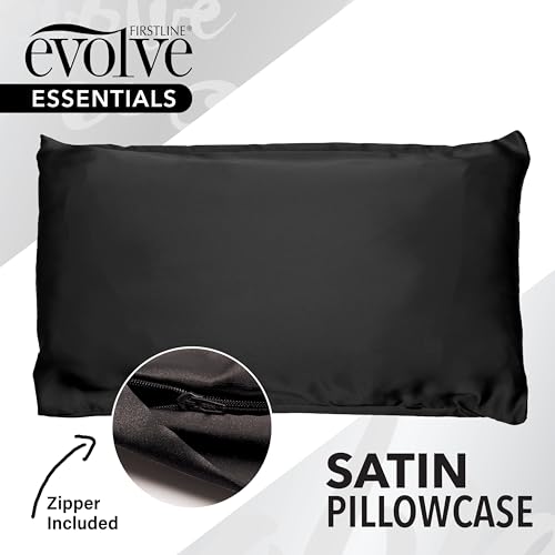 Evolve "Go Satin" Pillowcase Black - Image 4