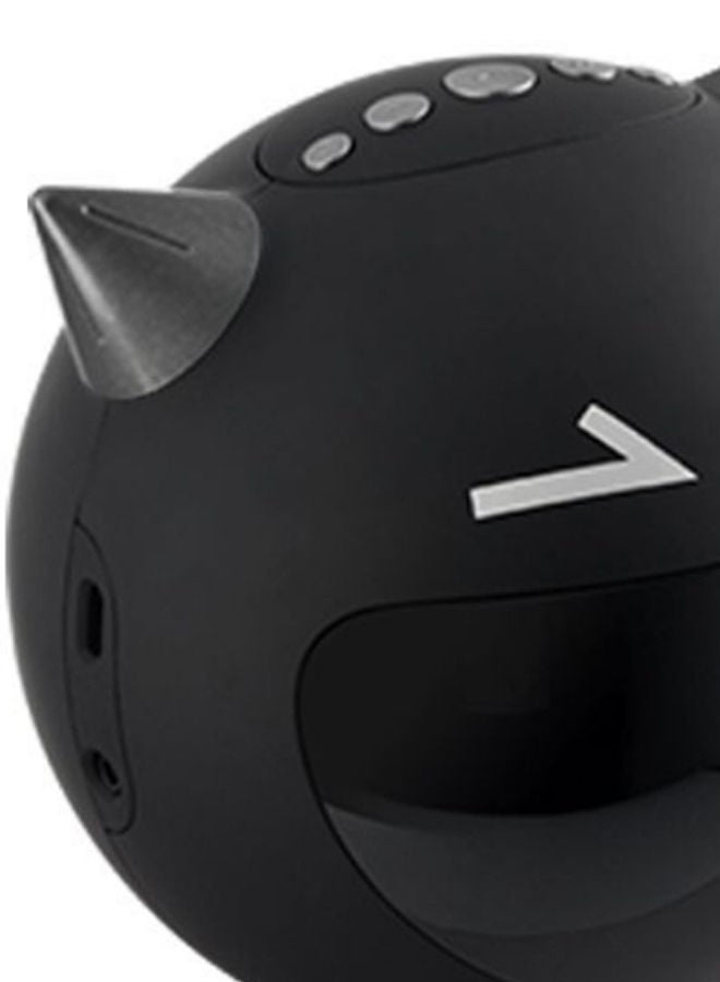 NIBEMINENT Cat Pattern Portable Bluetooth Speaker Black/White - Image 2