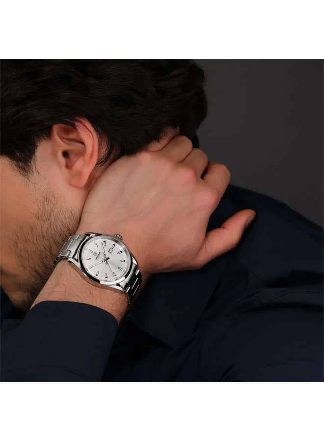 Hanowa  Oran 42mm Silver Dial Stainless Steel Bracelet Watch for Men for Men | Best Price UAE