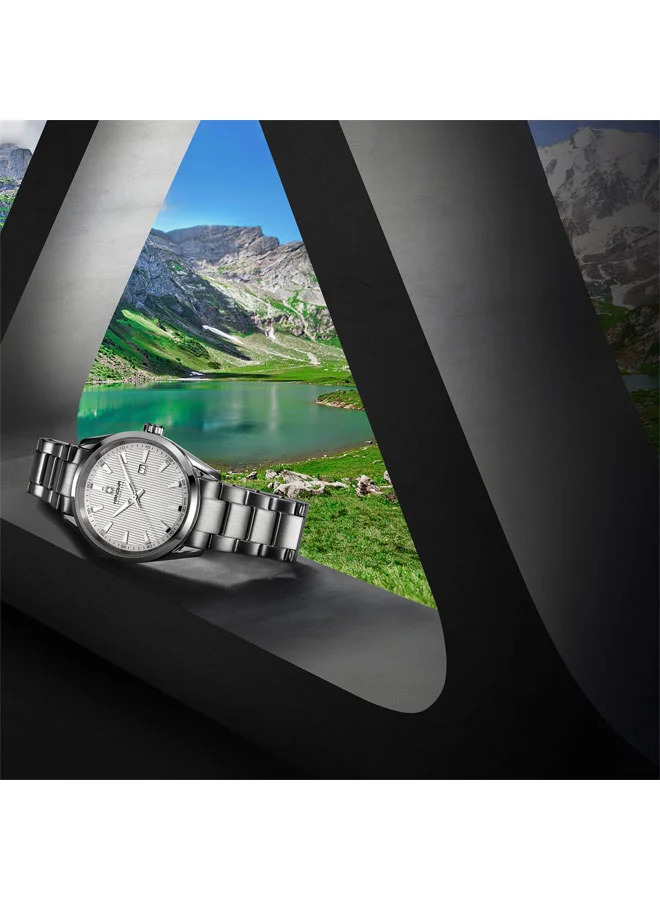 Hanowa  Oran 42mm Silver Dial Stainless Steel Bracelet Watch for Men for Men | Best Price UAE