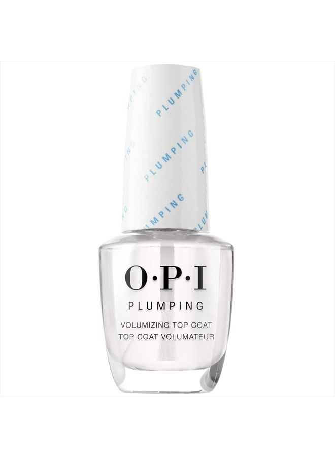 OPI طلاء أظافر طلاء علوي، مكثف، مكثف، لمسة لامعة، يحمي لون الأظافر من التقشر، مظهر يشبه الجل، 0.5 أونصة سائلة - Image 1