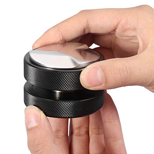 Pomya Manual Coffee Grinder，Coffee Bean Pressing Tool, Rustproof Coffee Bean Press Base Tool,51mm Espresso Distributor for Home Cafe - Image 2