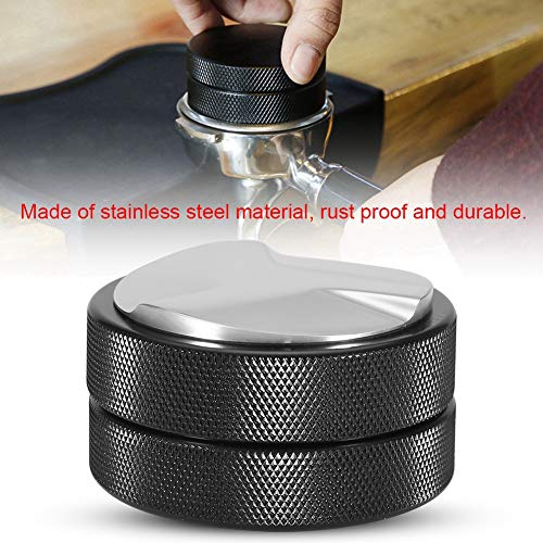 Pomya Manual Coffee Grinder，Coffee Bean Pressing Tool, Rustproof Coffee Bean Press Base Tool,51mm Espresso Distributor for Home Cafe - Image 4