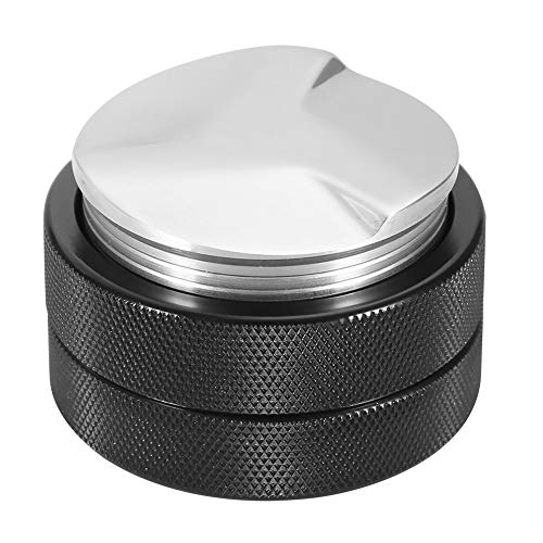 Pomya Manual Coffee Grinder，Coffee Bean Pressing Tool, Rustproof Coffee Bean Press Base Tool,51mm Espresso Distributor for Home Cafe - Image 1