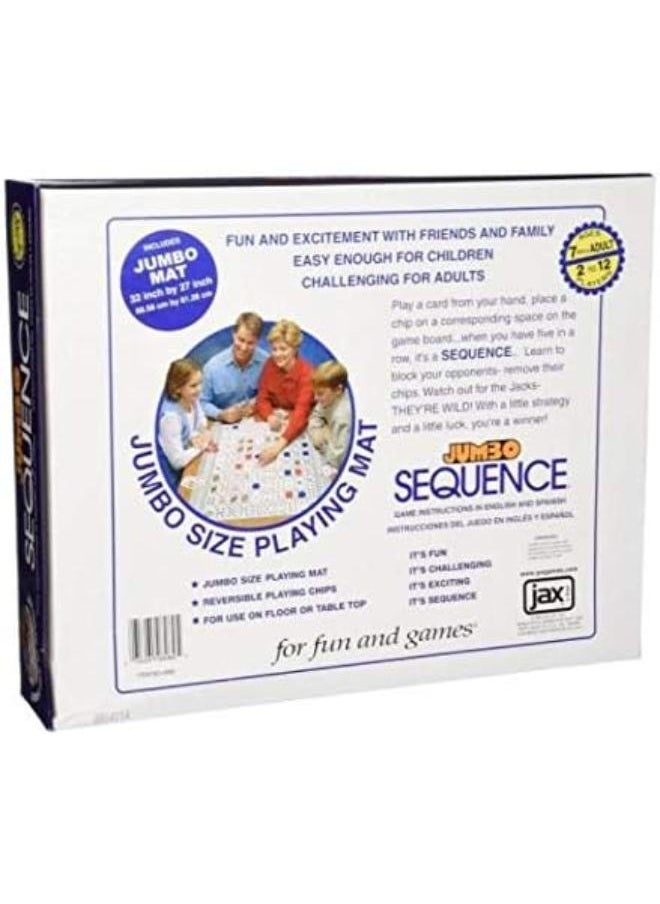 Generic Jumbo Sequence Board and Card Games Box Edition with Party Funny Toy - Family Game  - Image 3