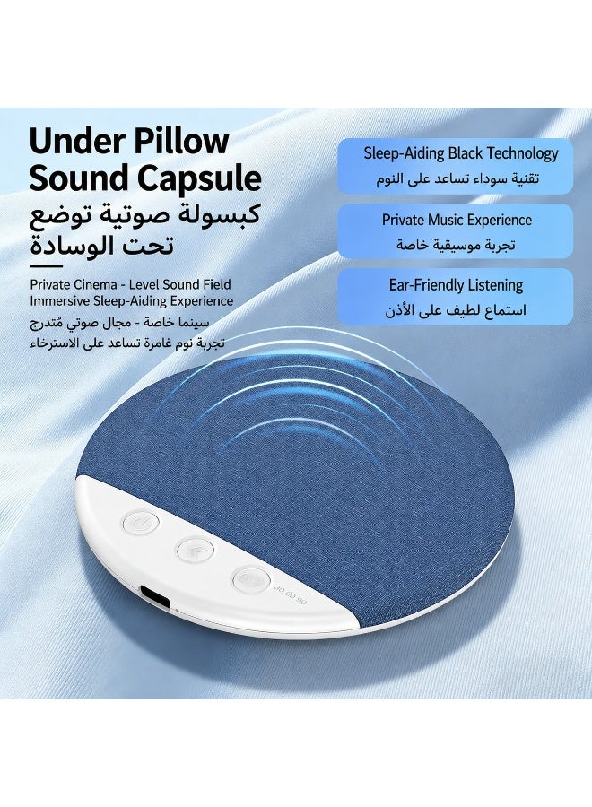 Pillow Bluetooth Speaker Bedside Sleeping music player High-fidelity sound quality Sleep Sound Machine White Noise for Improved Sleep - Sleep Aid Speaker Type C USB recharge No headphones are needed. - Image 1