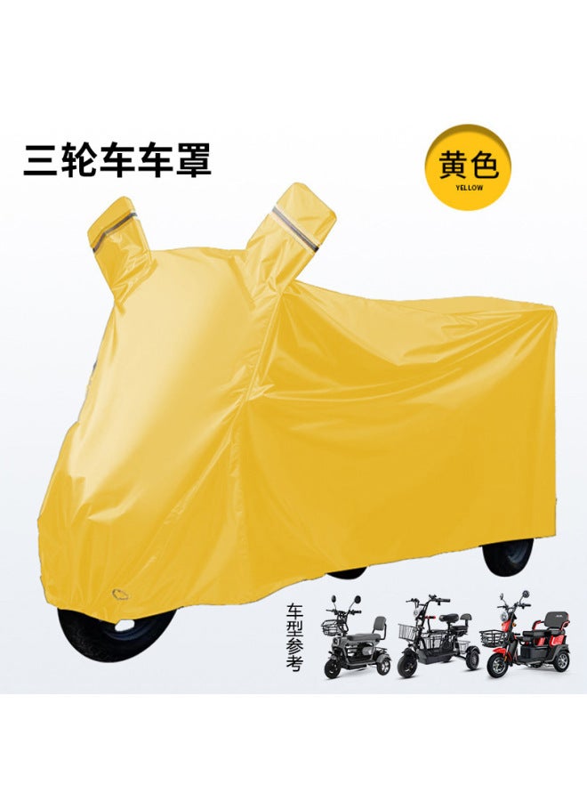 Electric Tricycle Car Cover Special Rainproof Dust Cover Scooter Hail Waterproof Sunscreen Cover