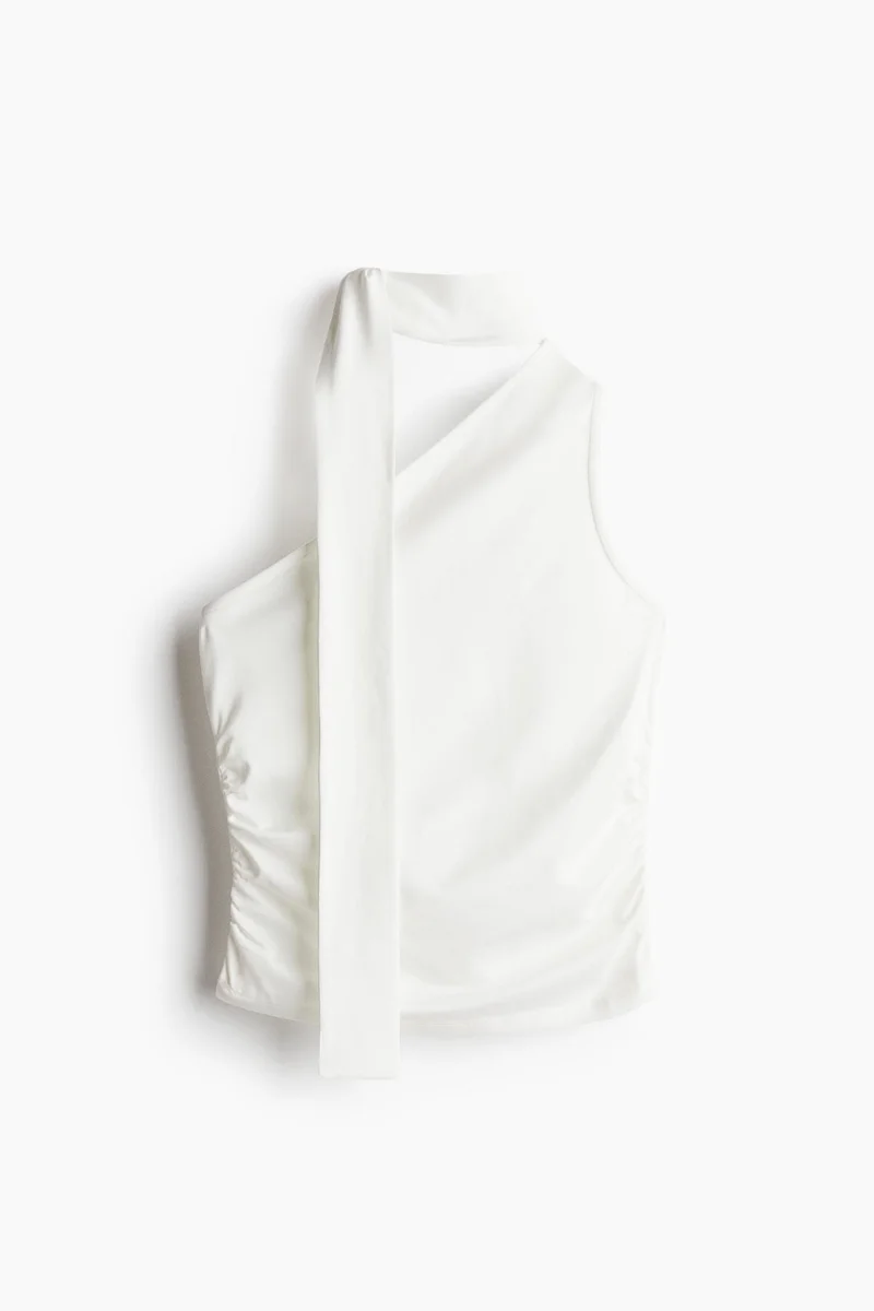 H&M Draped one-shoulder top