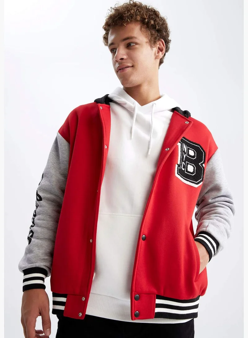 ديفاكتو كارديجان محبوك بأكمام طويلة وقصة فضفاضة للرجال