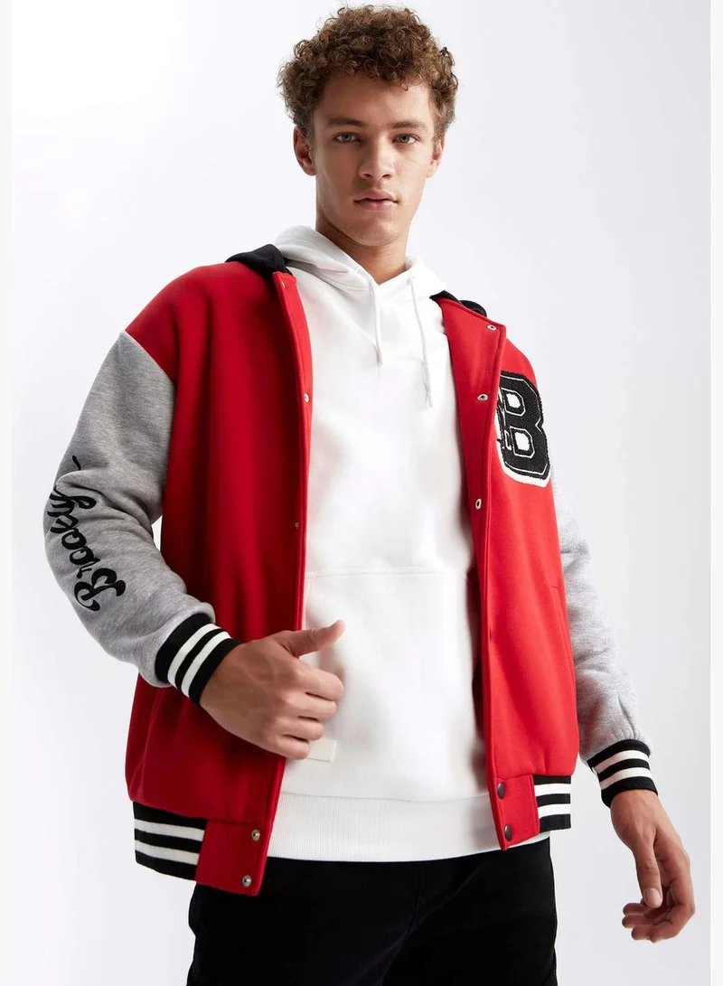 ديفاكتو كارديجان محبوك بأكمام طويلة وقصة فضفاضة للرجال