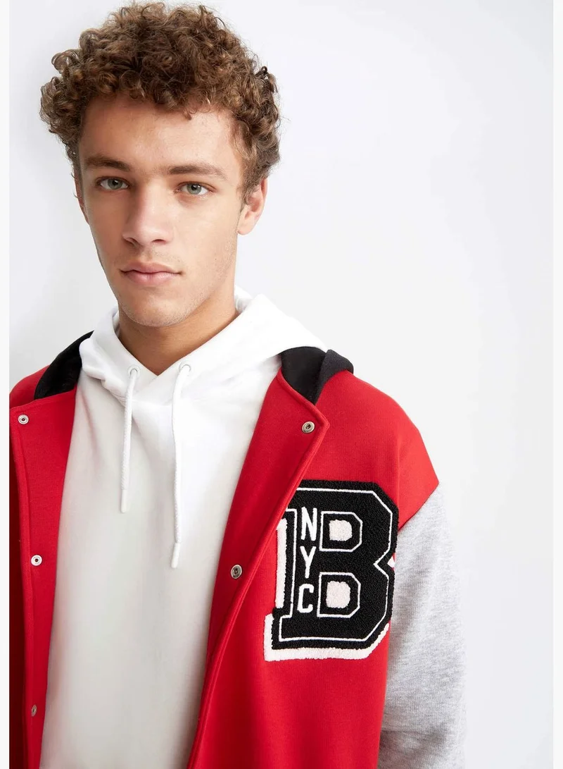 ديفاكتو كارديجان محبوك بأكمام طويلة وقصة فضفاضة للرجال