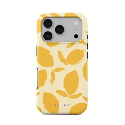 BURGA Burga iPhone 17 Pro Max Lemon Tart Premium Case Compatible with Hybrid Dual-Layer Hard Shell + Silicone Protection - Scratch-Resistant Shockproof Mobile Cover