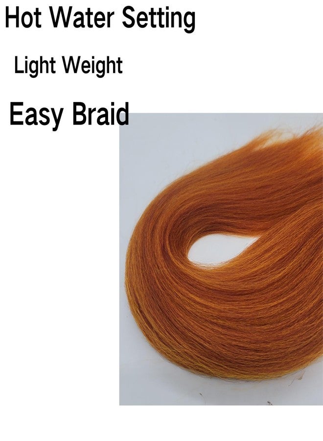 Leticia Copper Ginger Boho Braiding Hair Pre stretched for Boho Braids Micro Wave Crochet Boho Braids - Image 4
