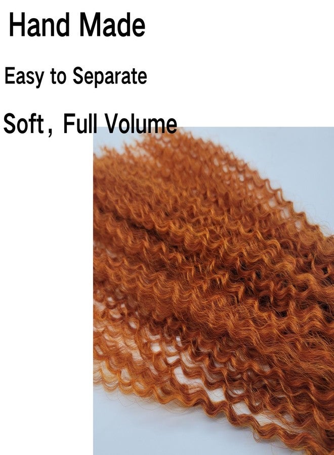 Leticia Copper Ginger Boho Braiding Hair Pre stretched for Boho Braids Micro Wave Crochet Boho Braids - Image 5