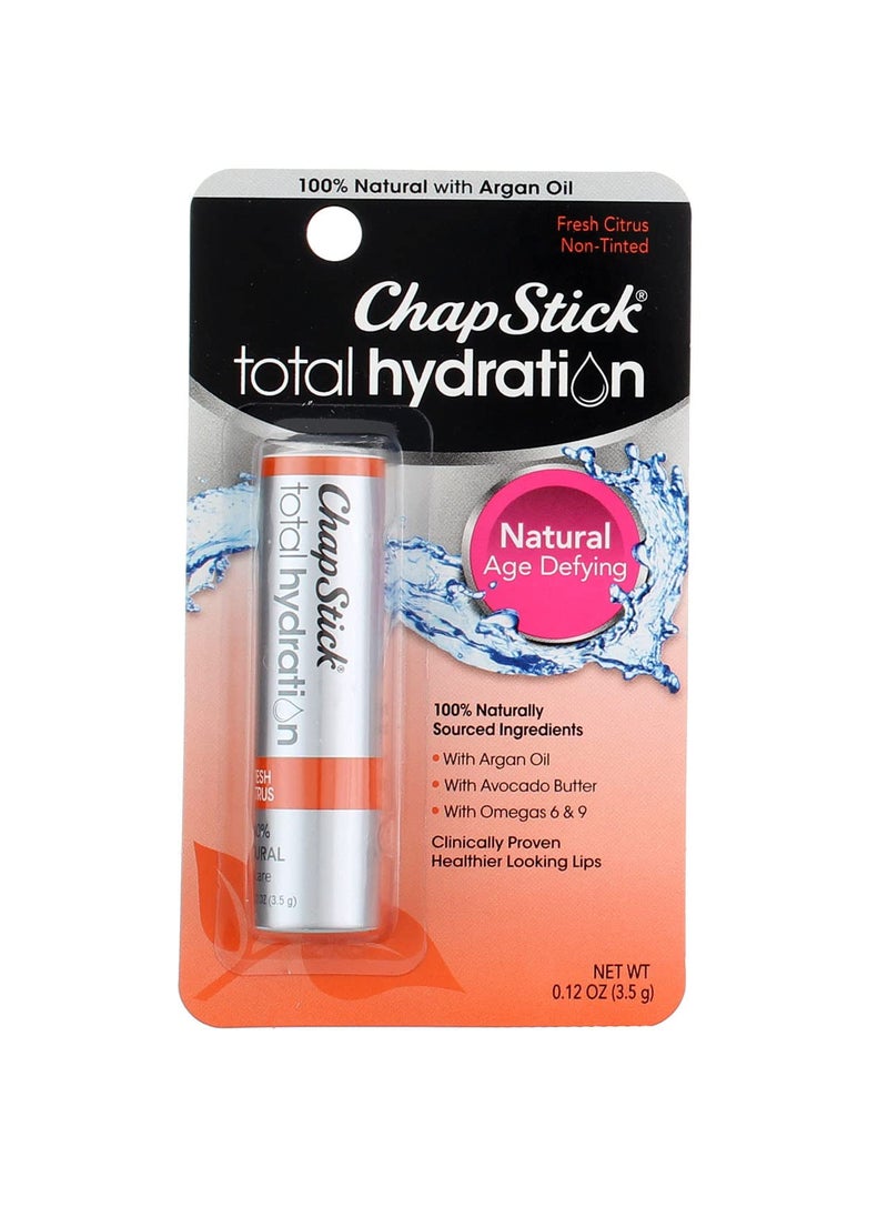 chapstick ChapStick Total Hydration Fresh Citrus, 0.12 Ounce (Pack of 2) 