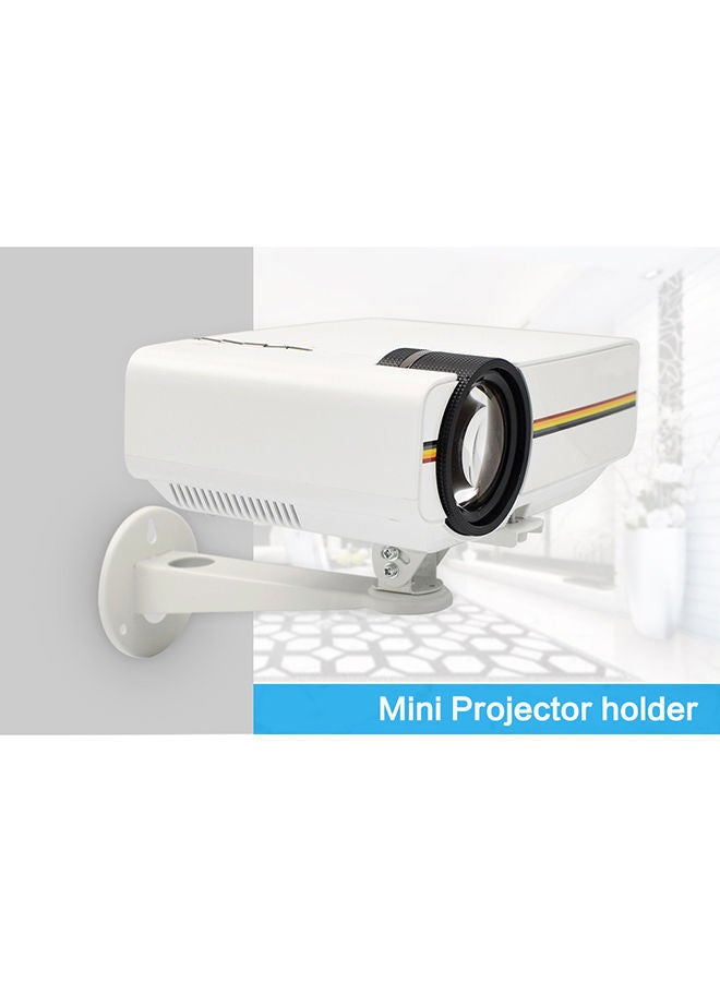 NIBEMINENT Wall Mounting Bracket For Projectors And Security Camera white  - Image 5
