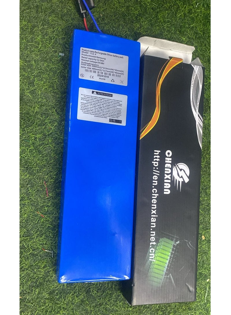 Chenxian Battery Pack 48V 12.5AH Lithium Rechargeable High Quality Battery Pack Suitable for Electric Scooter Electric Bicycles - Image 1