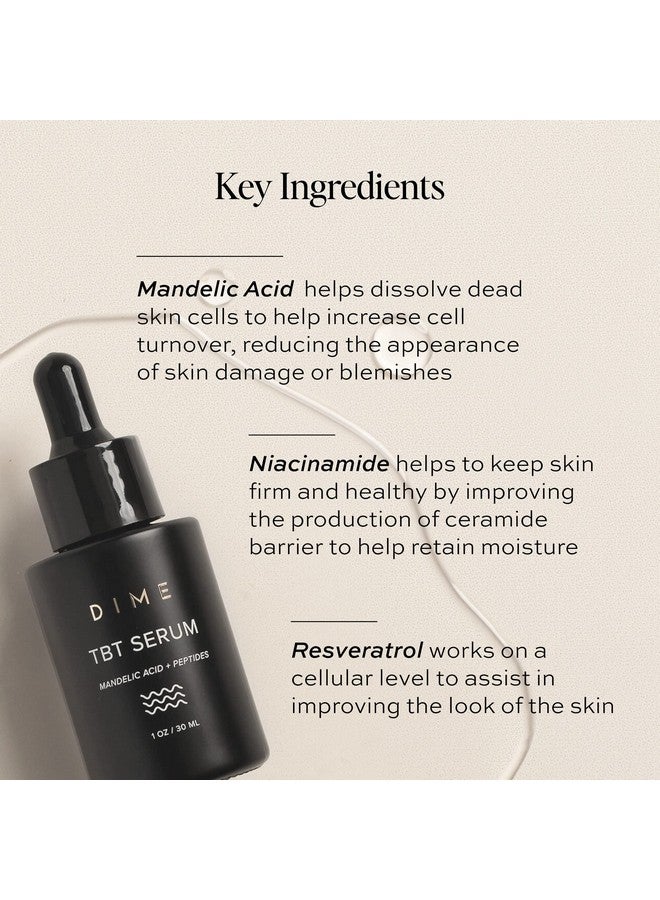 DIME Beauty TBT Serum - Anti-Aging Face Serum With Niacinamide and Mandelic Acid, Hydrating for Youthful Skin, 1 oz (30 mL) - Image 4