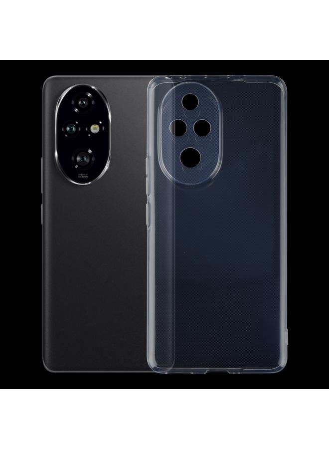 زبون جراب لهاتف Honor 200 5G، جراب TPU شفاف فائق النحافة - Image 1