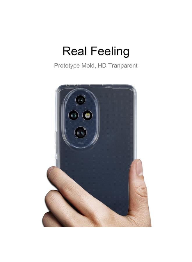 زبون جراب لهاتف Honor 200 5G، جراب TPU شفاف فائق النحافة - Image 3