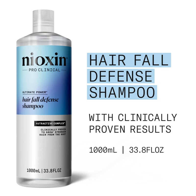 Nioxin Hair Fall Defense Shampoo | Activates Hair Follicles for Visibly Less Hair Loss | With Niacinamide, Caffeine, Lauric Acid, and Sandalore | 33.8 Fl Oz. - Image 2