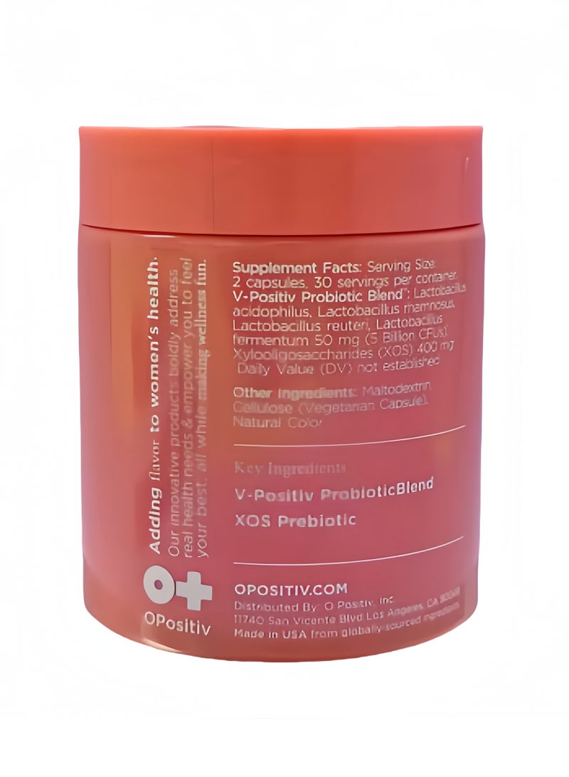 Wins Town Probiotics for Women pH Balance with Prebiotics  Lactobacillus Probiotic Blend   Women's  Health Supplement   Promote Healthy Odor Flora  60 Count (Pack of 1)  - Image 2